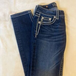 Miss Me Dark Blue Skinny Jeans